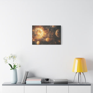 Celestial Canvas Wall Art, Cosmic Decor, Space Lover Gift, Galaxy Artwork, Home Decoration