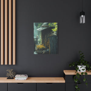 Mystical Canvas Art Print, Wall Decor, Nature Lover Gift, Autumn Decor, Wizard Painting, Fantasy Artwork