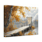 Autumn Serenity Wall Art, Cozy Home Decor, Nature Canvas, Fall Decor, Landscape Artwork, Gift for Nature Lovers