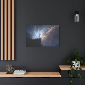 Cosmic Canvas Wall Art, Inspirational Decor, Galaxy Artwork, Home Decor, Celestial Wall Print, Meditation Art, Gift Idea