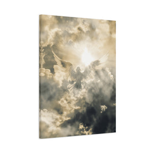 Angel Cloud Canvas Print | Spiritual Wall Art, Home Decor, Gift for Meditation, Religious Art, Inspirational Print