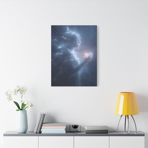 Celestial Canvas Art, Space Wall Decor, Cosmic Home Decor, Inspirational Gift, Science Fiction Wall Art