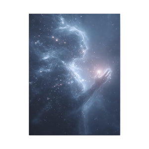 Celestial Canvas Art, Space Wall Decor, Cosmic Home Decor, Inspirational Gift, Science Fiction Wall Art