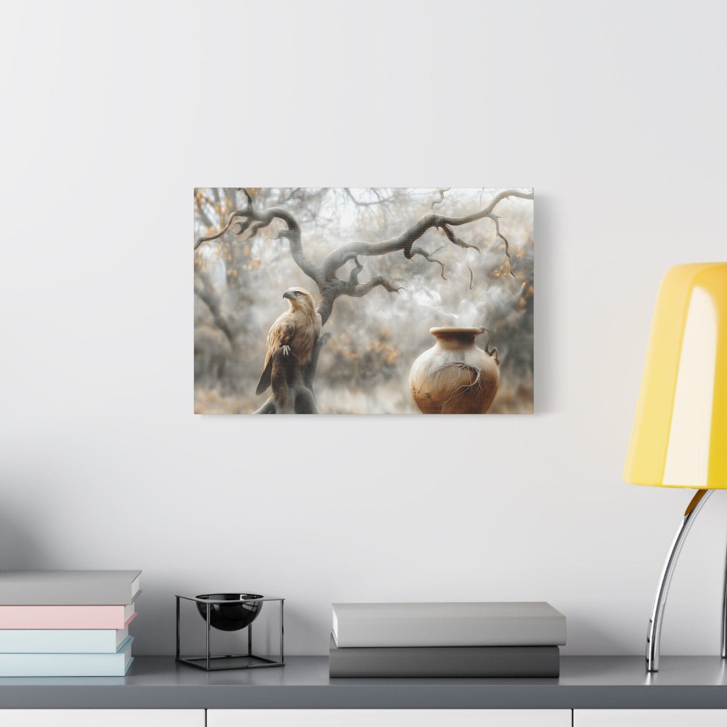 Nature-Inspired Matte Canvas Print, Wall Art, Bohemian Home Decor, Gift for Bird Lovers, Rustic Wall Decor, Wildlife Artwork