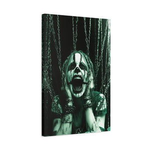 Gothic Art Canvas Print, Spooky Home Decor, Wall Art for Halloween, Unique Gift for Art Lovers, Dark Aesthetic Decoration