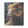 Canvas Art, Aries Astrological Sign, Stretched Canvas Print, AI Art, Matte Finish, Home Décor Wall Art