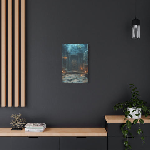 Mystical Doorway Canvas Print, Wall Art, Home Decor, Fantasy Art, Office Decoration, Bohemian Vibes, Gift Idea