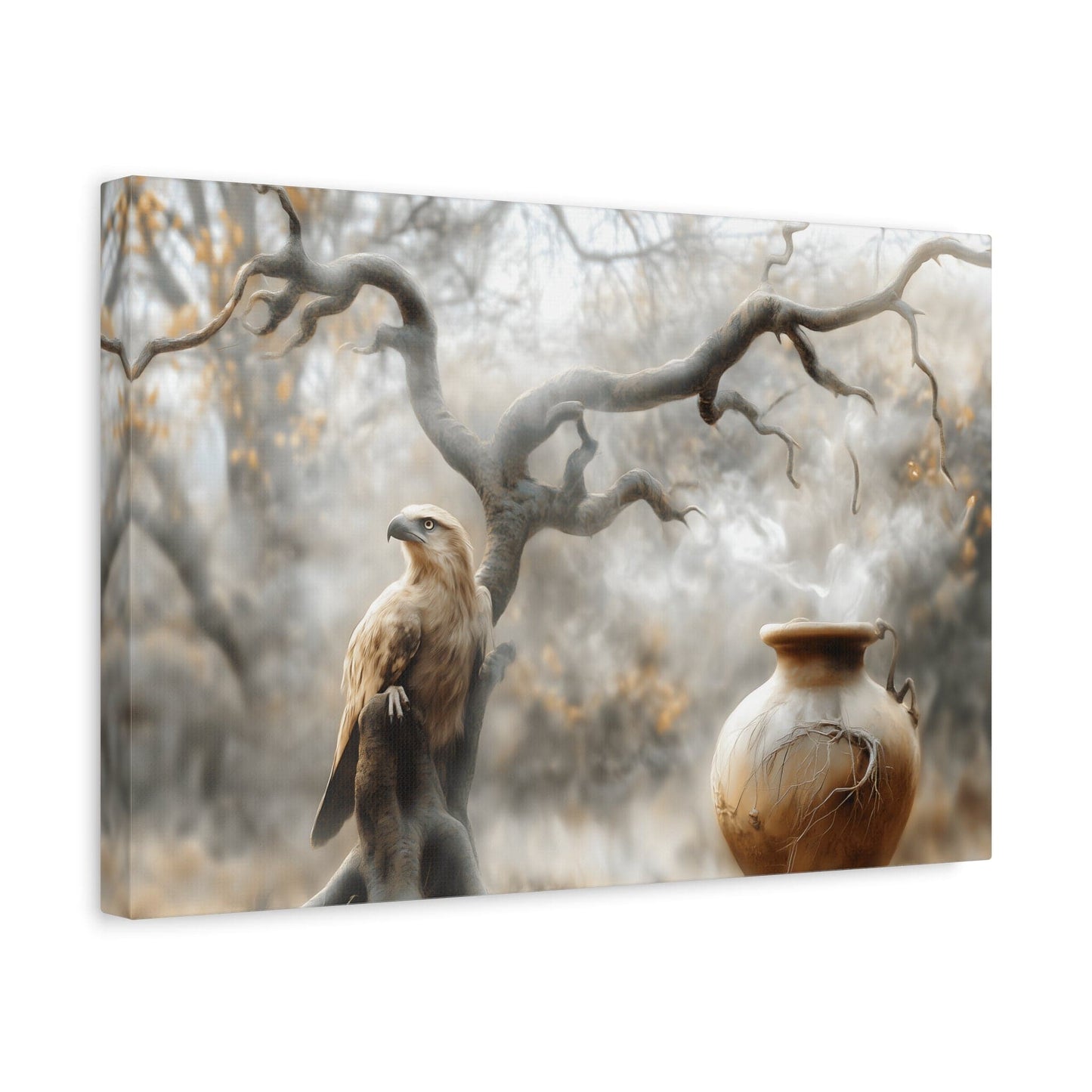 Nature-Inspired Matte Canvas Print, Wall Art, Bohemian Home Decor, Gift for Bird Lovers, Rustic Wall Decor, Wildlife Artwork