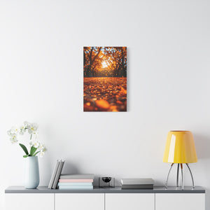 Autumn Landscape Canvas Print, Fall Decor, Cozy Room Art, Home Wall Decor, Gift for Nature Lovers, Thanksgiving Decoration