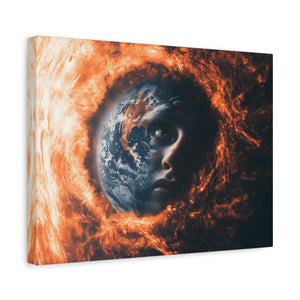 Artistic Canvas Wall Décor, Abstract Home Art, Modern Geometric Decor, Cosmic Art Print, Unique Gift for Art Lovers