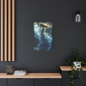 Canvas Wall Art - Mystical Water Goddess, Ethereal Décor for Home, Unique Gift for Art Lovers - BldyLcks Designs