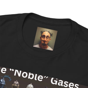Noble Gases Graphic Tee, Science Shirt, Unisex Cotton T-Shirt, Funny Science Humor, Geeky Gift, Educational Apparel, Casual Wear