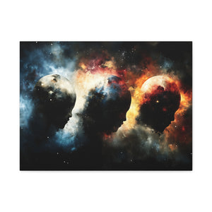 Cosmic Art Canvas, Space Home Decor, Astral Wall Art, Galaxy Prints, Modern Office Decor, Gift for Space Lovers, Unique Artwork