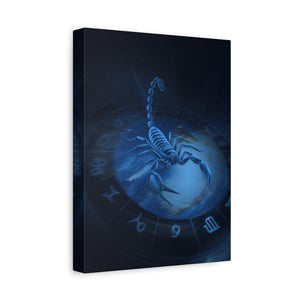 Scorpio Zodiac Wall Art, Astrology Decor, Mystic Home Gallery, Celestial Canvas, Gift for Astrologers, Unique Bedroom Decor