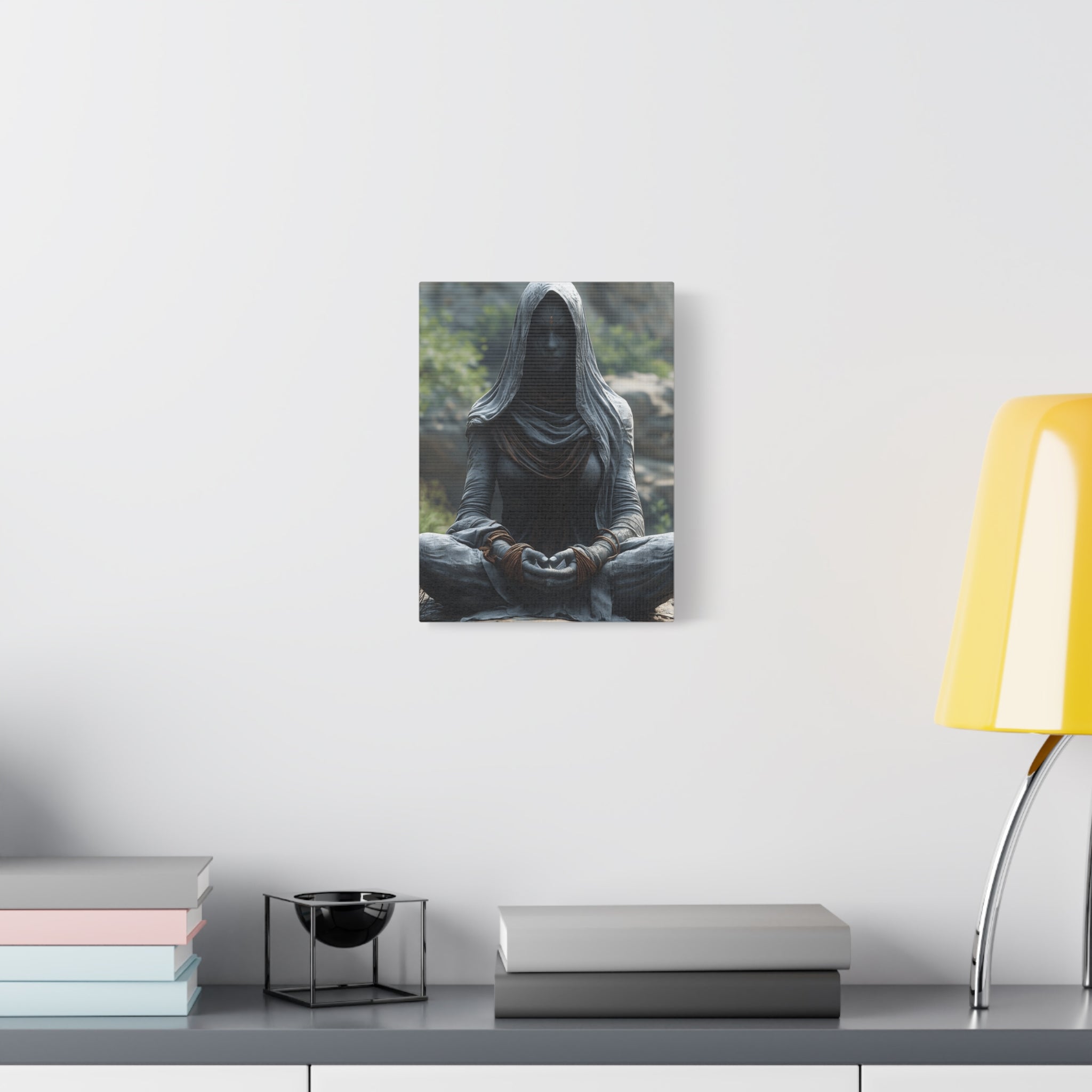 Meditation Wall Art, Zen Decor for Mindfulness, Spiritual Canvas Print, Spiritual Gift, Calm Room Decor, Artwork for Yoga Enthusiasts