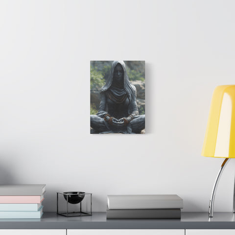 Meditation Wall Art, Zen Decor for Mindfulness, Spiritual Canvas Print, Spiritual Gift, Calm Room Decor, Artwork for Yoga Enthusiasts