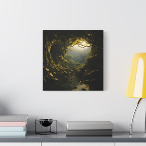 Nature Retreat Wall Art, Forest Canvas Decor, Home Decoration, Tranquil Landscape, Meditation Print, Gift for Nature Lovers