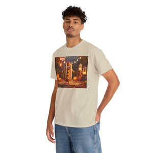 Halloween Hot Dog Tee, Funny Halloween Shirt, Unisex Graphic T-Shirt, Spooky Party Wear, Autumn Festive Apparel, Unique Halloween Gift