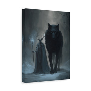 Mystical Fantasy Art Canvas, Wall Decor, Home Decoration, Gift for Fantasy Lovers, Dark Aesthetic Art