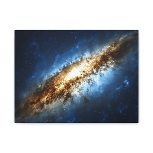 Galactic Canvas Art Print, Space Decor, Nebula Wall Art, Home Office Decor, Astronomical Gift