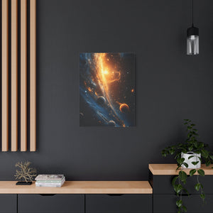 Stretched Canvas Wall Art, Cosmic Galaxy Decor, Astrophotography Print, Space Lovers Gift, Home Wall Decor, Celestial Artwork