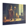 Witchcraft Art, Canvas Print, Mystic Wall Décor, AI Artwork, Matte Stretched Canvas, Home Office Decor