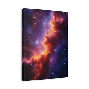 Stretched Canvas Print, Celestial Artwork, Home Decor, Space-Themed Gift, Office Wall Art, Galaxy Canvas