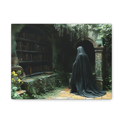 Mystical Canvas Wall Art, Enchanted Decor for Home, Dark Aesthetic Artwork, Gothic Wall Hanging, Unique Gift Idea