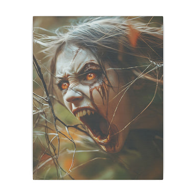 Halloween Décor, Spooky Wall Art, Canvas Art, Scary AI Images, Horror Fan Gift