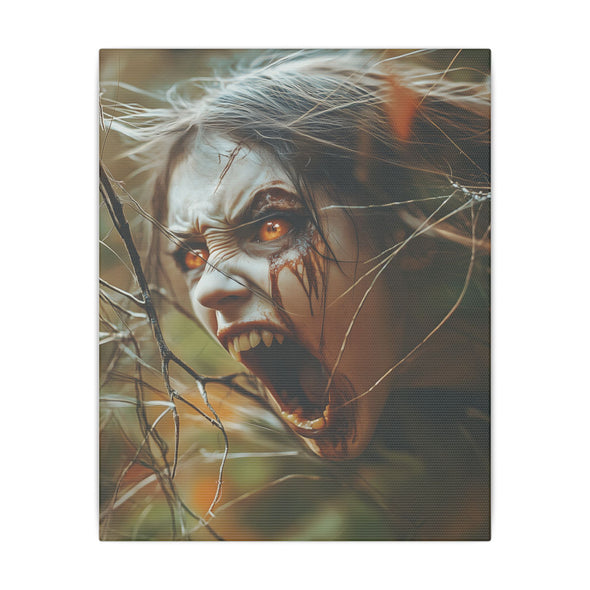 Halloween Décor, Spooky Wall Art, Canvas Art, Scary AI Images, Horror Fan Gift