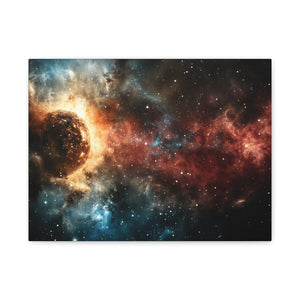 Cosmic Canvas Print, Wall Art, Outer Space Décor, Galaxy Artwork, Cosmic Home Décor
