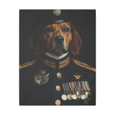 Dog, Beagle, Military, Military Dress, Army, Air Force, Navy, Marines, Dog Wall Art, Dog Art, Military Wall Art, Military Art