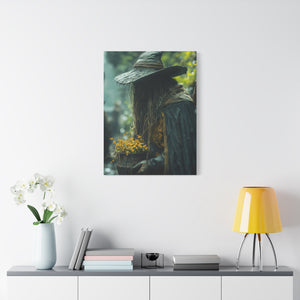 Mystical Canvas Art Print, Wall Decor, Nature Lover Gift, Autumn Decor, Wizard Painting, Fantasy Artwork
