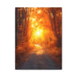 Autumn Pathway Canvas Print, Fall Decor, Nature Wall Art, Home Decor, Gift for Nature Lovers, Cozy Living Room Decoration