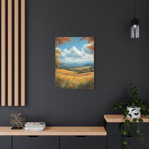 Autumn Landscape Canvas, Home Décor, Gift for Nature Lovers