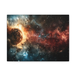 Cosmic Canvas Print, Wall Art, Outer Space Décor, Galaxy Artwork, Cosmic Home Décor