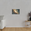 Fiery Nebula Spiral Canvas Décor, Cosmic Vortex Wall Art, Space Theme, Galaxy Home Décor, Celestial Wall Art