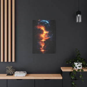 Cosmic Dreamscape Canvas Art, Abstract Wall Decor, Celestial Home Decor, Unique Gift for Space Lovers, Modern Art for Living Room