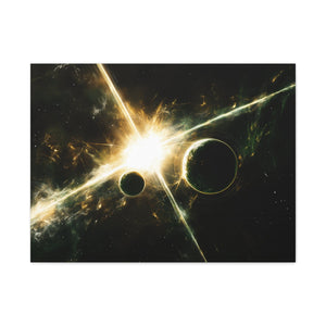 Galaxy Wall Art Canvas, Cosmic Decor, Space Artwork, Home Decoration, Gift for Astronomers, Interstellar Art Prints