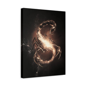 Scorpio Starry Canvas Art | Zodiac Wall Decor, Astrology Gift, Home Decor, Unique Artwork, Birthday Gift