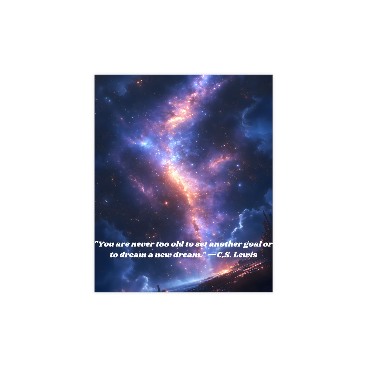 Inspirational AI Art Matte Posters, Vertical & Horizontal Prints, Home Decor, Wall Art, Dorm Room Decor, Office Wall Decor