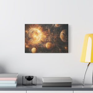 Celestial Canvas Wall Art, Cosmic Decor, Space Lover Gift, Galaxy Artwork, Home Decoration