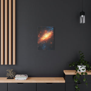 Cosmic Wall Art Canvas Print, Galaxy Decor for Home, Astronomy Gift, Space Lover Art