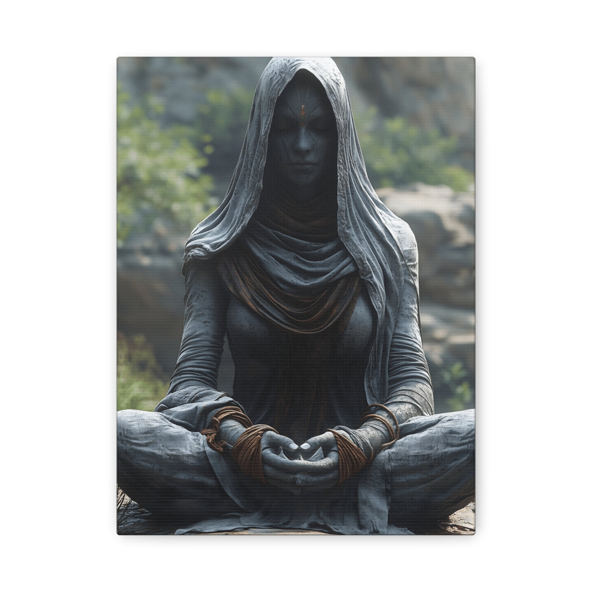 Meditation Wall Art, Zen Decor for Mindfulness, Spiritual Canvas Print, Spiritual Gift, Calm Room Decor, Artwork for Yoga Enthusiasts