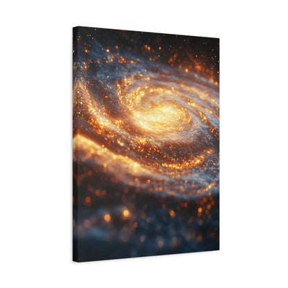 Galactic Canvas Wall Art, Cosmic Decor, Space Themed Gift, Astronomy Lover's Art, Home Decor, Starry Night Artwork