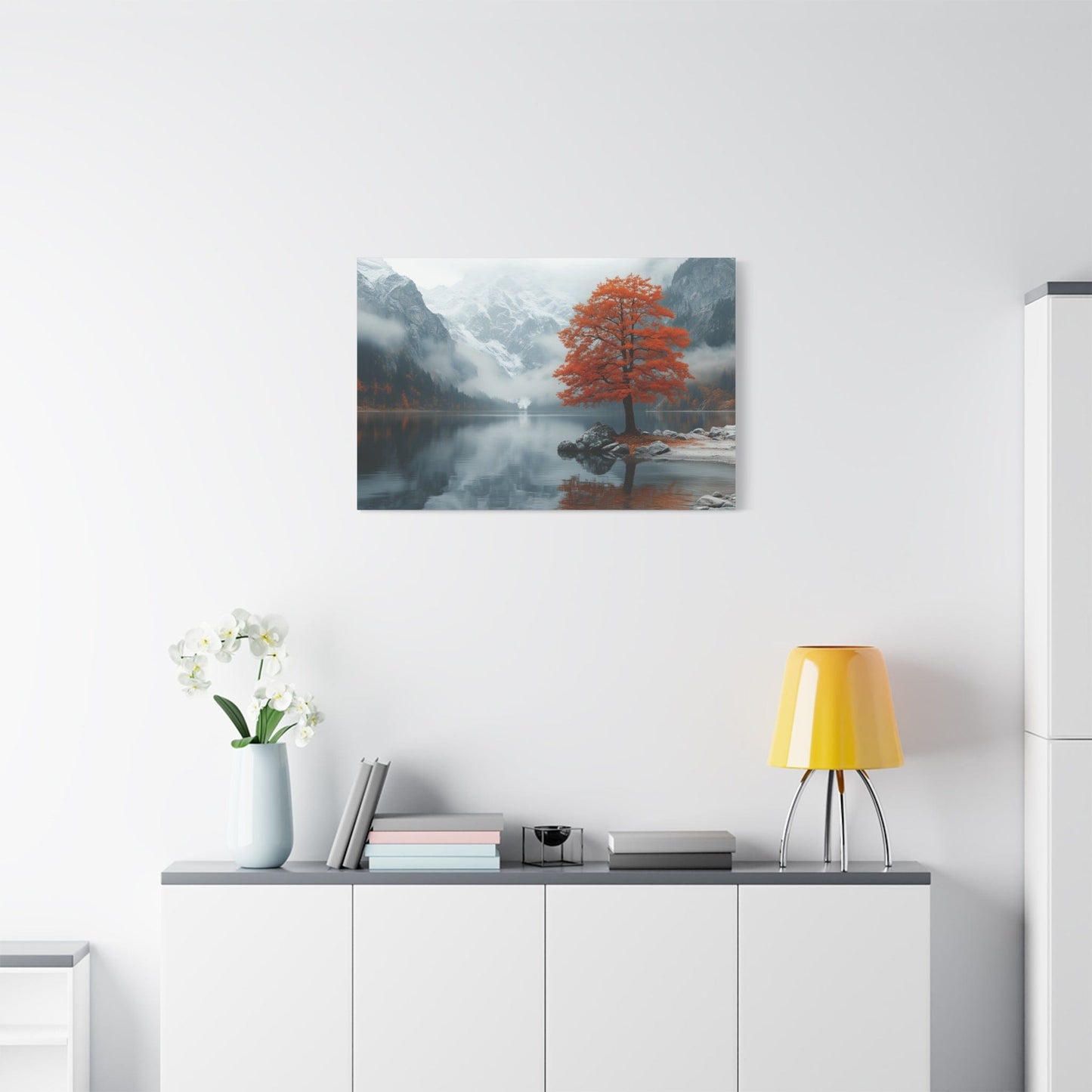 Autumn Landscape Canvas Print, Nature Art, Wall Decor, Home Aesthetic, Fall Vibe, Gift for Nature Lovers