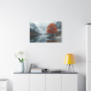 Autumn Landscape Canvas Print, Nature Art, Wall Decor, Home Aesthetic, Fall Vibe, Gift for Nature Lovers