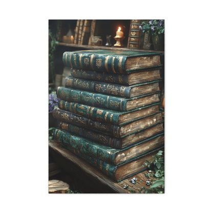 Artistic Book Canvas Print