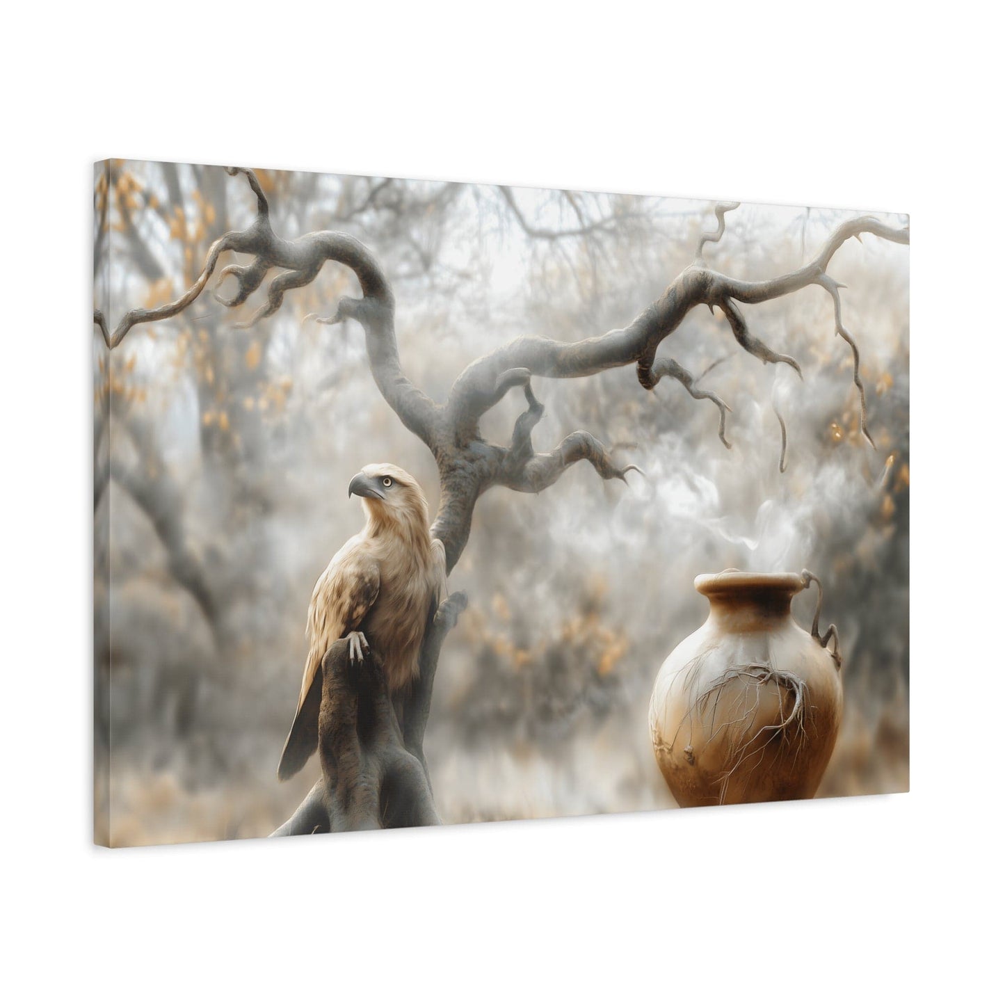 Nature-Inspired Matte Canvas Print, Wall Art, Bohemian Home Decor, Gift for Bird Lovers, Rustic Wall Decor, Wildlife Artwork