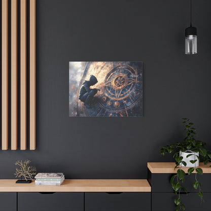 Canvas Print Astrology Clock